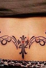 taille taille fleur vigne totem modèle de tatouage