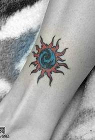 corak tatu totem matahari kecil 167449 - pola tatu totem segar yang kecil
