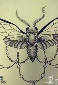 Pendant Moth Tattoo Pattern
