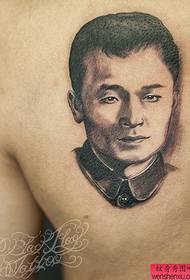Tattoo show bar anbefalede et portræt tatoveringsmønster