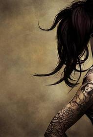 2014 HD tattoo illustration wallpaper desktop download tough female picture series