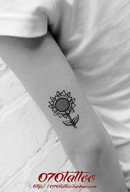 a group of popular popular small fresh tattoo stickers