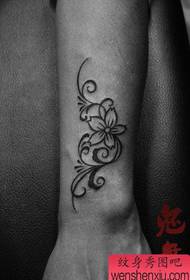 Arm only beautiful totem cherry tattoo pattern