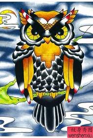 zolemba zosavuta za owl tattoo