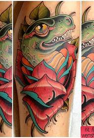 isang pattern ng tattoo na estilo ng dinosaur para sa lahat