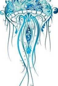 populiarus populiarus medūzų tatuiruotės modelis