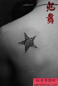 китфи мард маъмул Maori totem pentagram tattoo