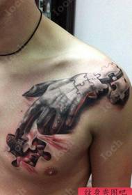 a tattoo of a tattoo of a horrible tattoo