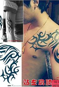 shawl tattoo stickers waterproof tattoo stickers half-a tattoo stickers