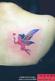 dívka rameno roztomilý roztomilý elf tetování vzor