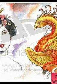 destnivîsek populer a geisha û phoenix