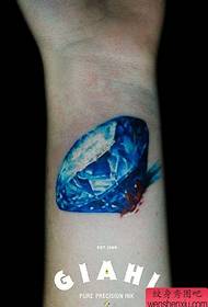 arm populær finfarvet diamant tatoveringsmønster