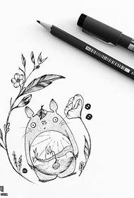Totoro tetovējumu rokraksti