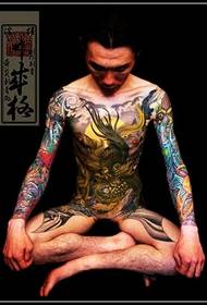 Japanese traditional color tattoo