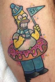 waituhi pakiwaituhi tattoo cartoon papamuri tae o te pakiwaituhi whakaahua iti orotika