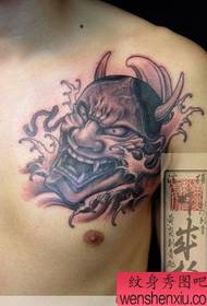 Japanese tattoo artist's chest-like tattoo works