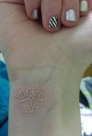 small and cute for girls invisible tattoo