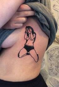 seksi tetovaža djevojka razne jednostavne crtež tetovaža crtež seksi tetovaža uzorak Daquan 171851 - seksi ilustracija tetovaža rukopis slika