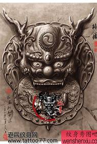 Manoscritto del tatuaggio di Longsheng Jiuzizhi