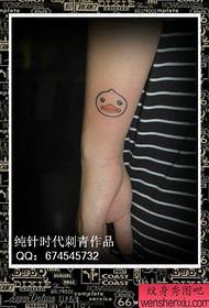 small and cute cartoon duckling tattoo pattern