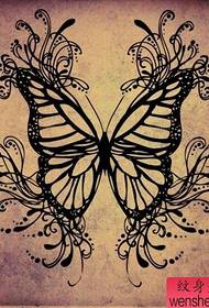 a beautiful totem butterfly tattoo manuscript