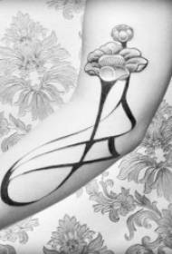 pola tato abstrak geulis atanapi sederhana sababaraha desain tato abstrak