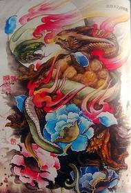 Gambar Manuskrip Tattoo Tahun Buku Tradisional