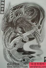 klasični popularni rukopis Phoenix tetovaža 171511 - klasični rukopis tetovaže glave Guanyin Bodhisattva