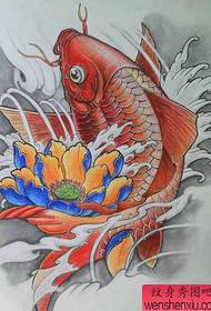 color squid lotus tattoo manuscript  171585 - a squid tattoo manuscript