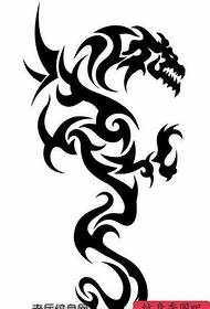 Lámhscríbhinn Tattoo Totem Dragon