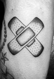 Band-Aid Tattoo _ 11 personality of the band-aid tattoo pattern tattoo image