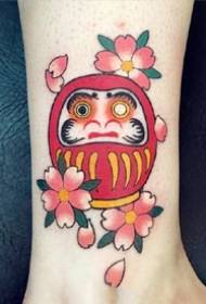 Tatuagem de ovo de Dharma - 9 padrão de tatuagem de ovo de flor de cerejeira japonesa bonita