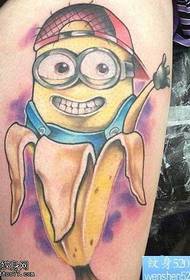 modèle de tatouage de bras dessin animé petit homme jaune