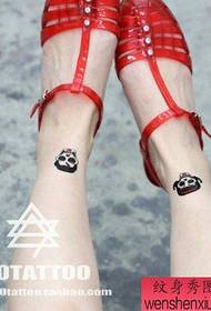 სილამაზის ფეხები პატარა და ლამაზი სახე tattoo tattoo