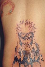 tatuaje de Naruto anime super sangue