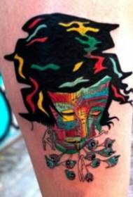 Spesiale styl intensiewe fobie-stun-effek tattoo patroon