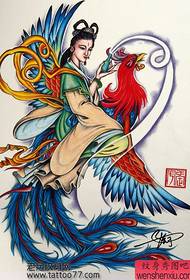 Long Ji Princess Phoenix tatueringsmanuskript