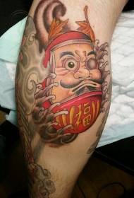 waewae hou Japanese-momo tae tumbler tattoo tauira