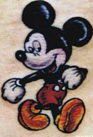 klasična slatka Mickey Mouse tetovaža rukopis slika slika