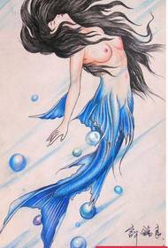 Si tratta di un tatuatu di sirena di bonu manoscrittu