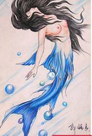 good looking mermaid tattoo Manuscript