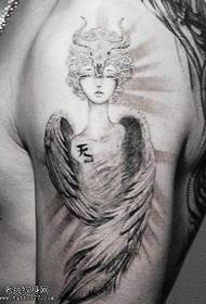 ръкав Телец модел татуировка ангел