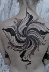 валовите линије састављене Креативно апстрактно дјело тетоваже