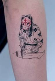 Japansk traditionell tatuering _11 Japansk stil traditionell tatueringsmönster fungerar
