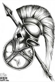 Manuskript Ancient Roman Soldier Tattoo Pattern