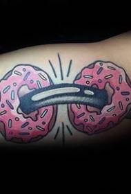 Gourmet Food Donuts Creative Tattoo Works Appreciate