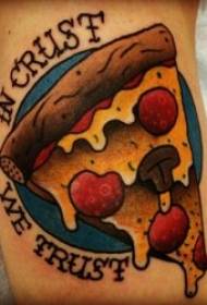 pizza tattoo pattern priljubljen vzorec tatoo hrane pizza