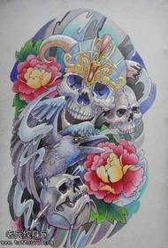 рукопис таро троянди візерунок татуювання