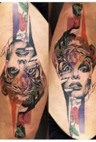 Radošajā tetovējumā tiek apskatīts un aplūkots tetovējuma dizainu komplekts
