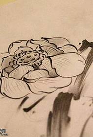 Manuscript Ink Lotus Tattoo Pattern